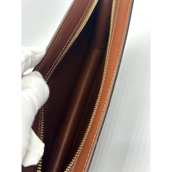 LOUIS VUITTON Monogram Pochette Homme Clutch Hand Bag Vintage Code SL0918 France - Picture 13 of 16